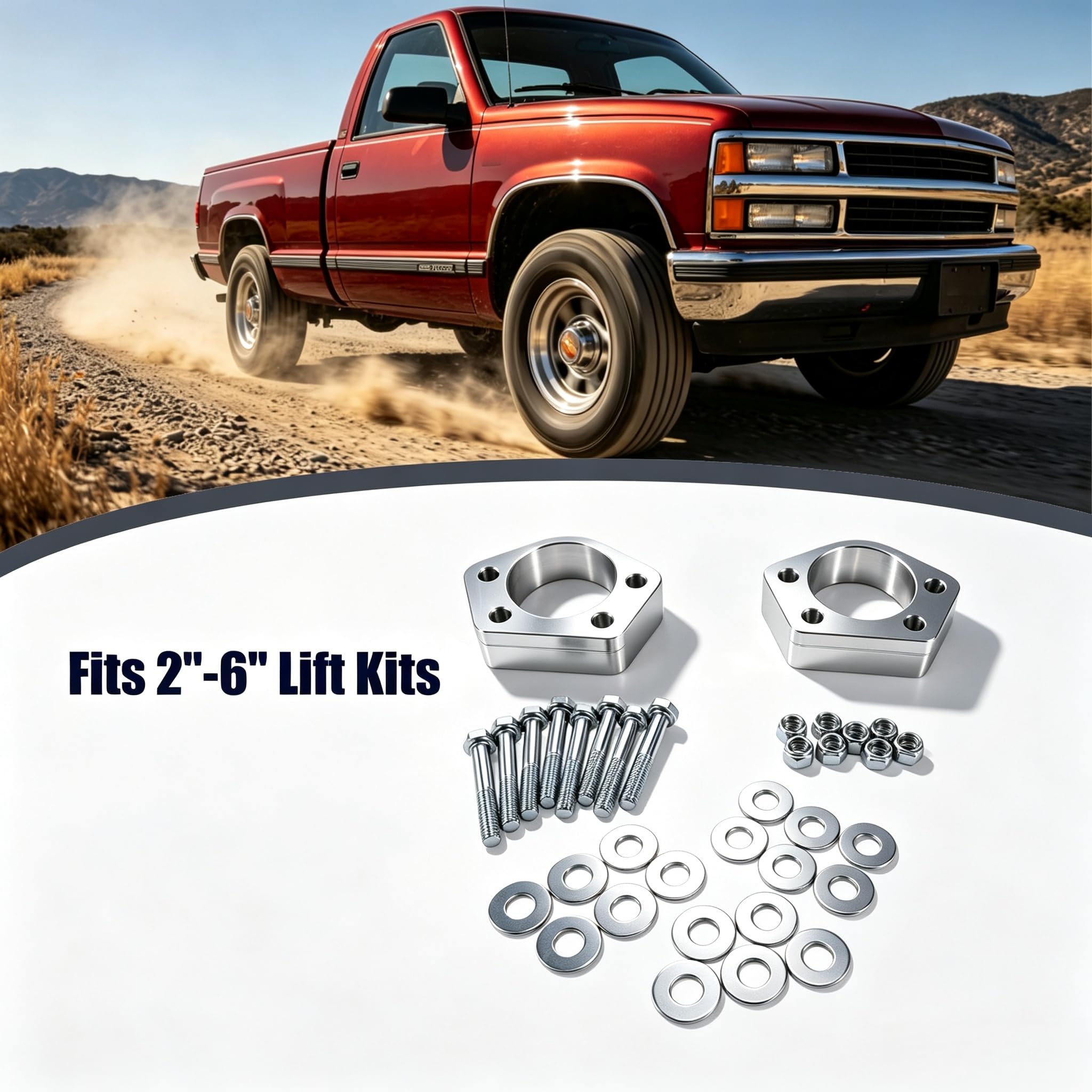 Amazon.com: Ball Joint Spacers for Chevy Silverado GMC Sierra